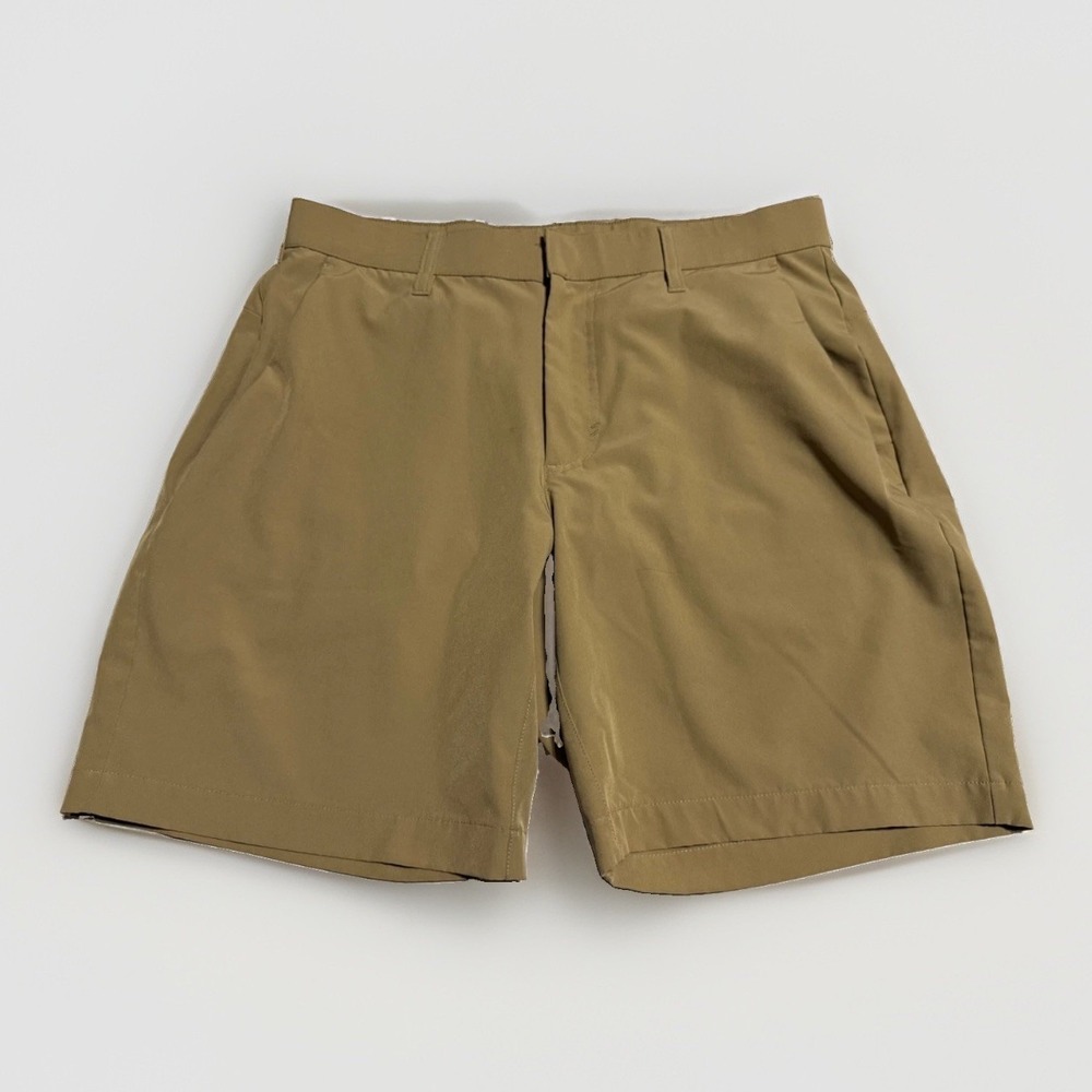 Fabletics Womens Golf Shorts Size 32 Khaki Tan Stretch